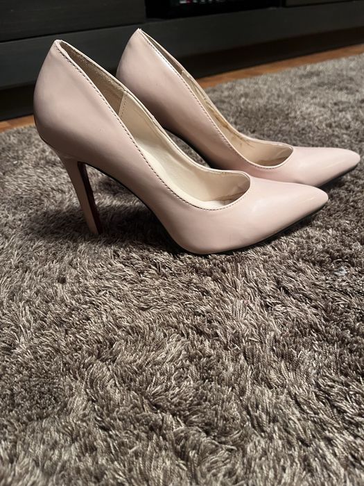 Buty damskie blady róz
