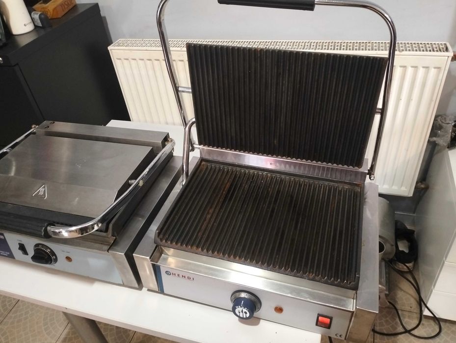 Grill kontaktwy gastronomiczny Ryflowany Hendi
