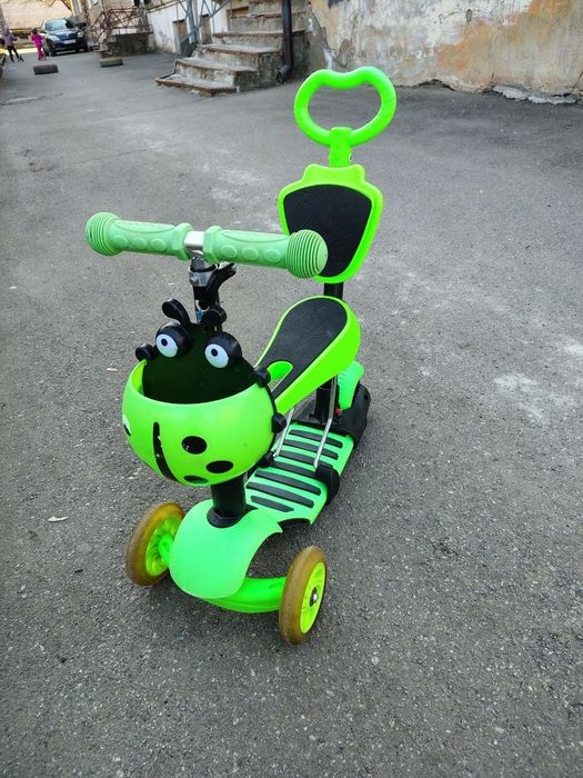 Самокат scooters 3 в 1 дитячий самокат 1+