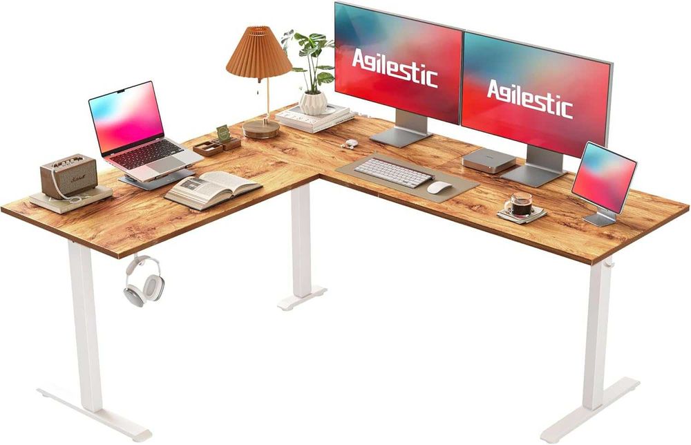 Nowe biurko elektryczne / regulowane / 160x140/ blat/ Agilestic / R52!