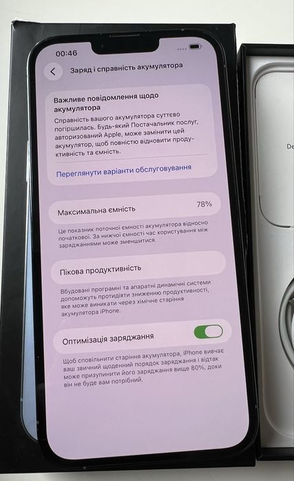 Iphone 13 pro max 256 gb, фіз сім, гарний стан
