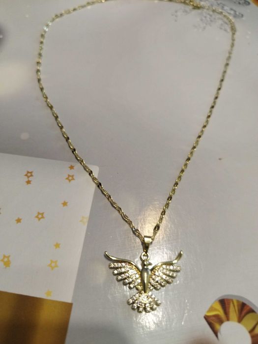 Łańcuszek z zawieszką ze stali nierdzewnej