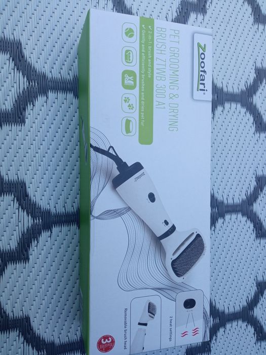 Nowa Szczotka i Suszarka 2 w 1  ZTWB 300 A1 – do Pielęgnacji Sierści,