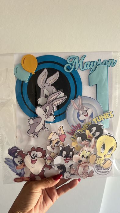 Topo de bolo por encomenda ou pronta entrega