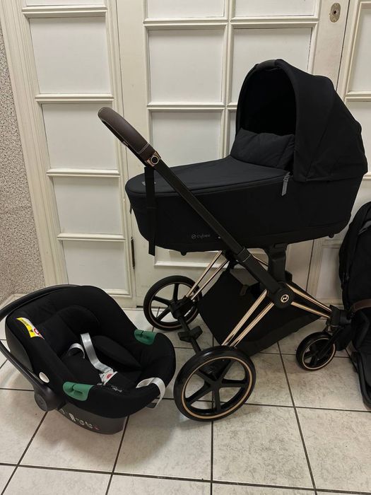 Коляска 3в1 Cybex Priam 4.0 Rose Gold