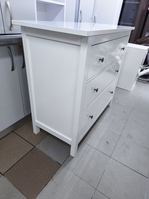 Komoda Hemnes DOWÓZ GRATIS transport IKEA biała 3 szuflady 108x96