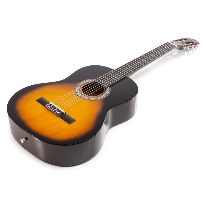 Zestaw Gitara Klasyczna MAX Podpalana + pokrowiec i akcesoria