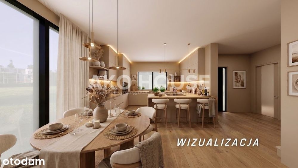 DOM bliźniak 85,92 m2 | Krynice | las za oknem -0%