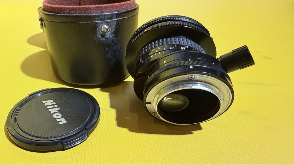 Objetiva Nikon PC Nikkor 28mm f3.5 shift exelente