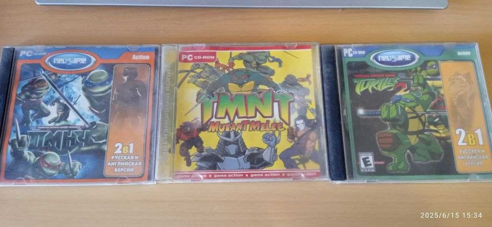 Игровые диски Черепашки-Ниндзя
