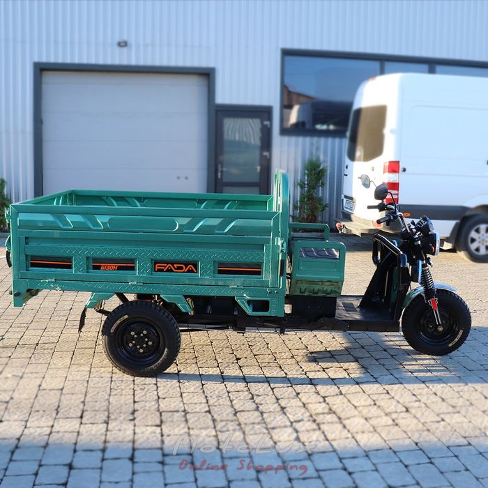 Електротрицикл вантажний FADA БІЗОН 1800W, зелений
