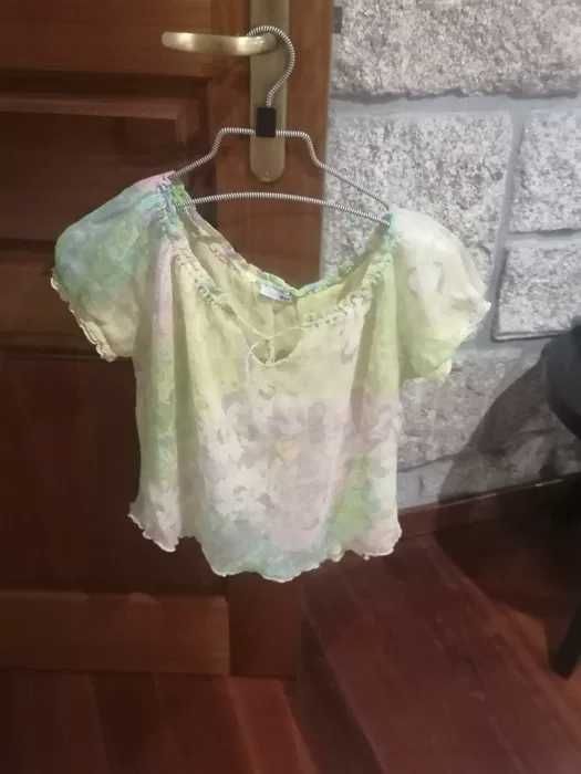 Túnica  T-Shirt em seda