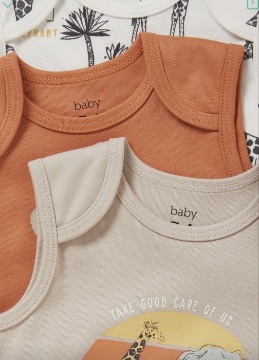 Боді дитяче c&а набір 3 шт 56 см 0-1 міс