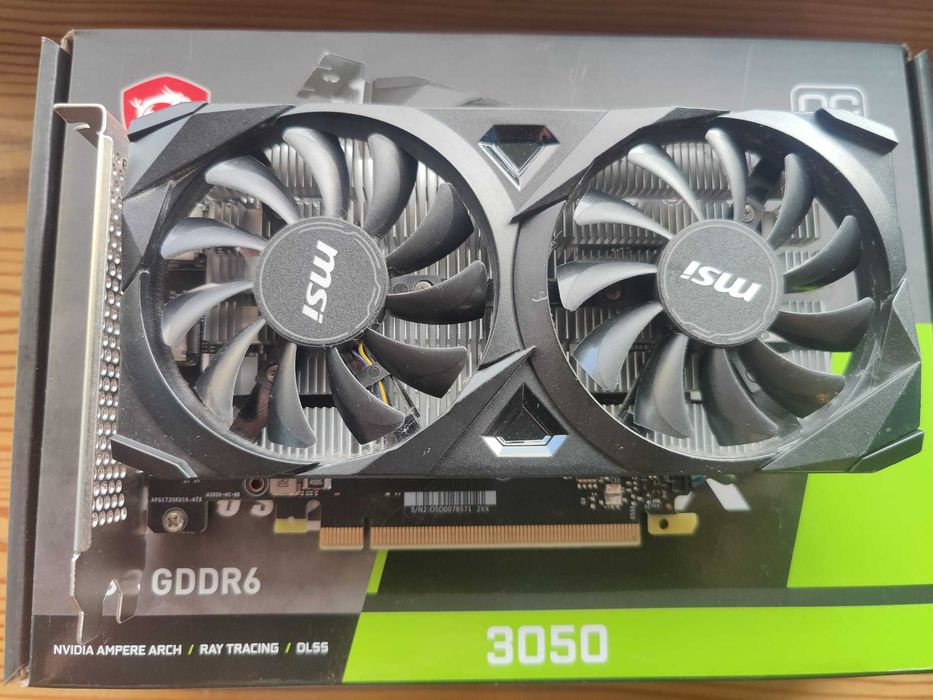 Do PC grafika MSI GeForce RTX 3050 VENTUS 2X 6G OC