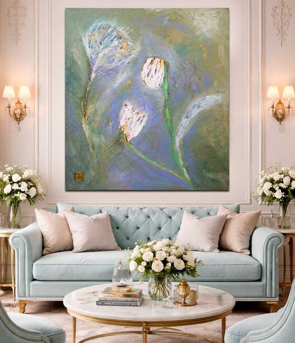 Абстрактна картиа "Я стану вітром" 90 на 100см в наявності