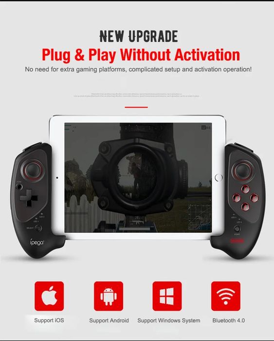 Controlador De Jogo Sem Fio. Para IOS/android. Smartphone ou Tablet.