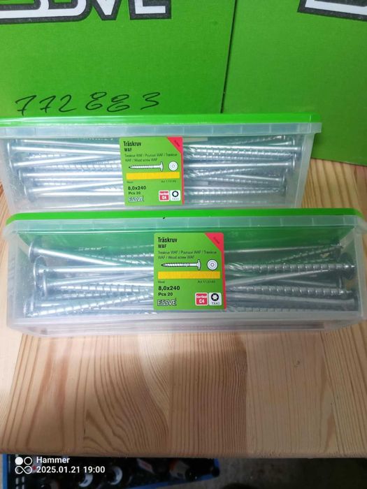 sprzedam śruby wkręty Essve różne rodzaje