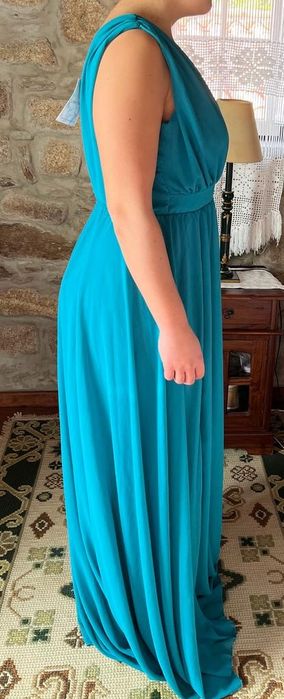 Vestido azul de toilette