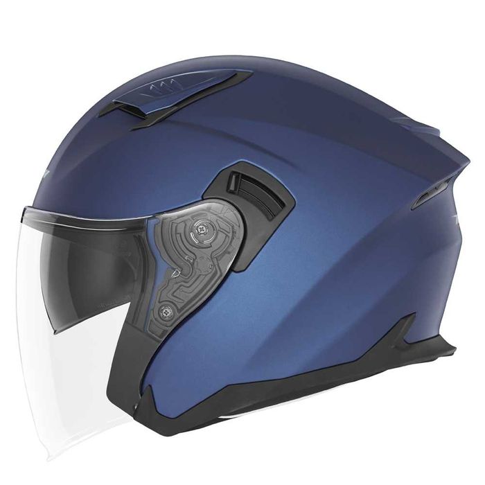 kask otwarty JET NOX PREMIUM model: N130 NIEBIESKI r. XL BLENDA