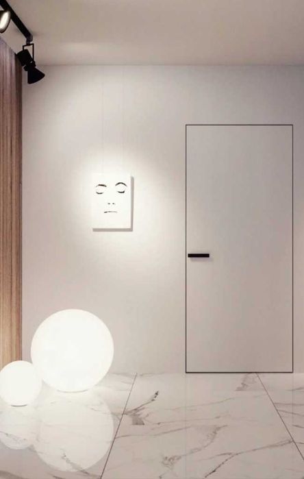 Drzwi ukryte bezprzylgowe Sara Eco 2 z ościeżnicą