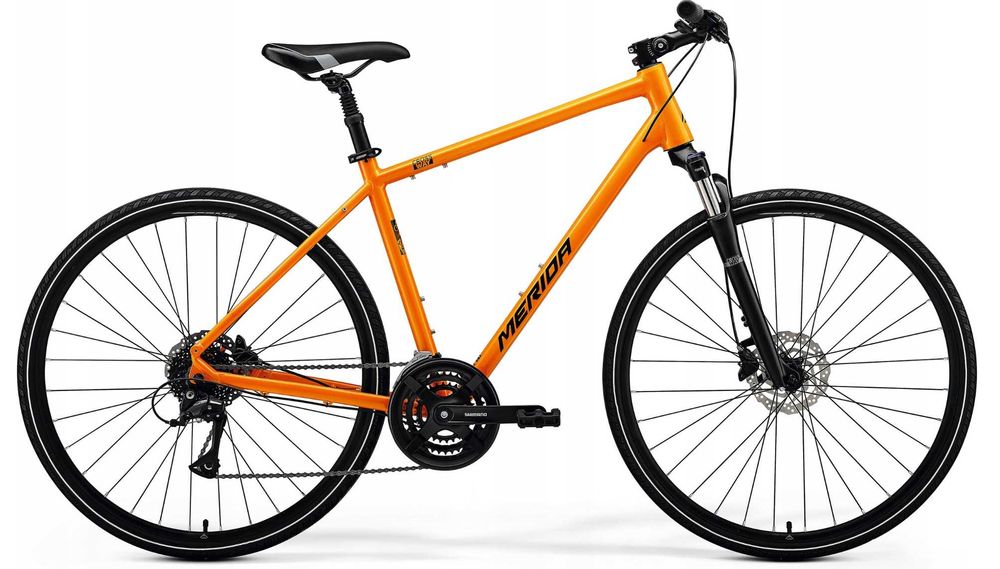 Rower MERIDA CROSSWAY 20 L(55) Metallic Orange (Black)