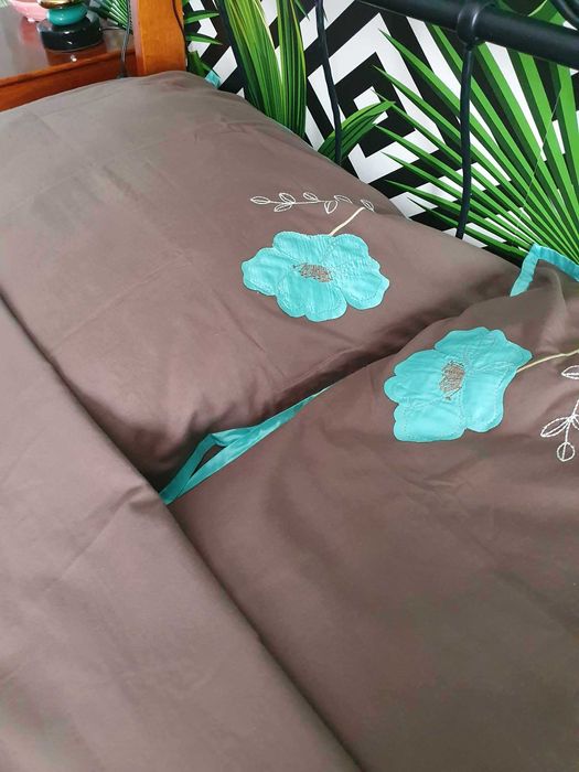 Home & You Naszywane Kwiaty 160x200cm Przepiękna j.nowa