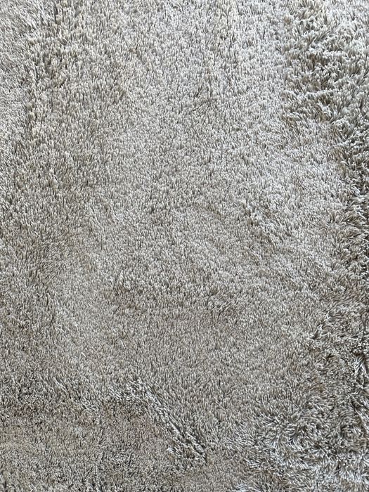 Tapete redondo de pêlo curto