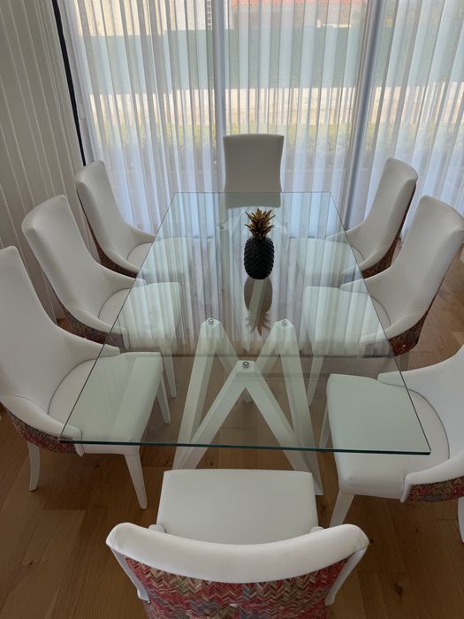 Mesa de Vidro Antarte