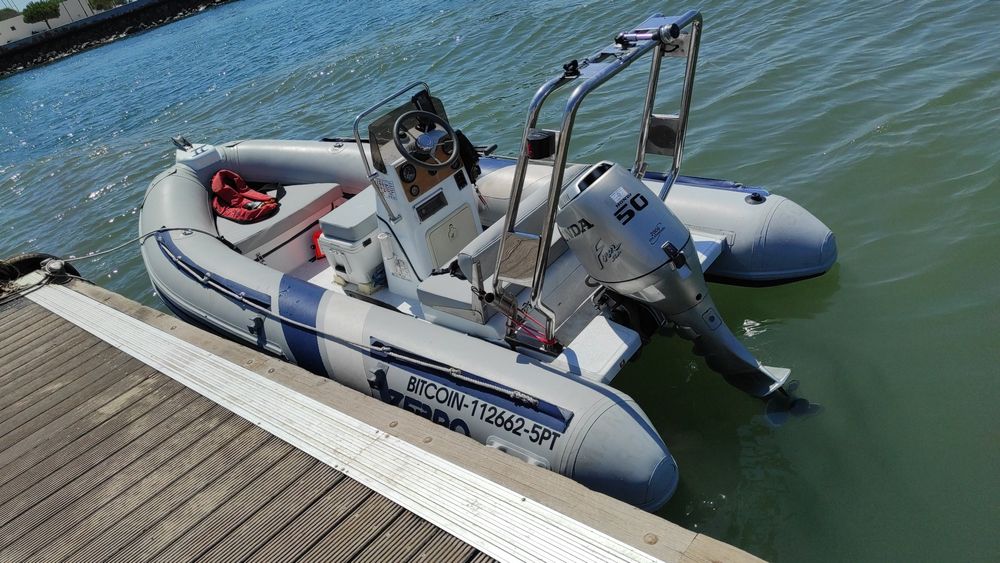 Semi-Rigid Boat with Honda 50 HP Engine