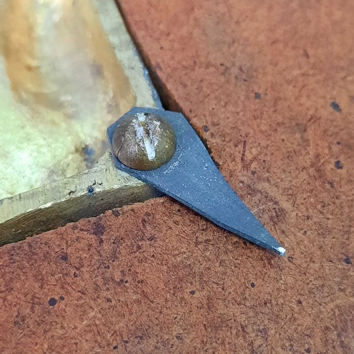 Vinnage, espelho de parede de latão, espelho em formato vitoriano