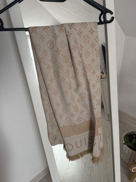 Chusta szalik LV hit beżowy louis