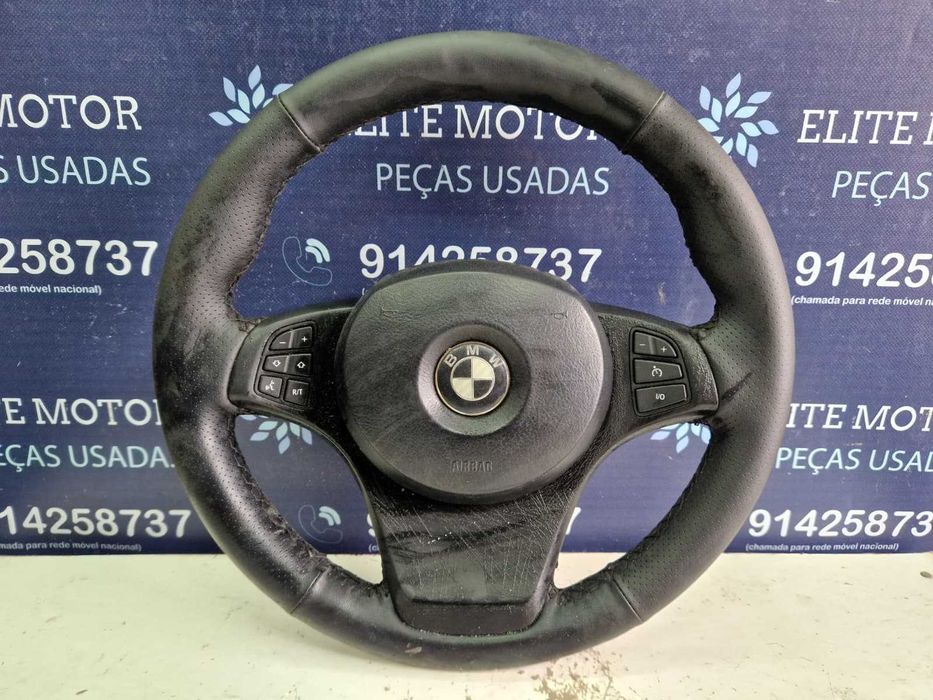 Volante usado pele com airbag BMW X5 E53 LCI