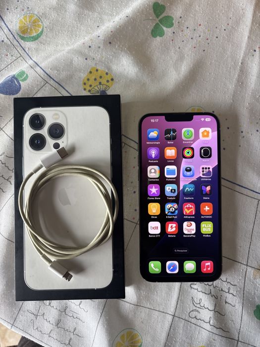 Iphone 13 pro max silver 128 GB