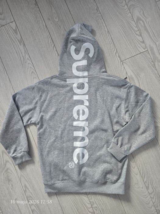 Bluza Supreme - Grey Logo - Stan Idealny