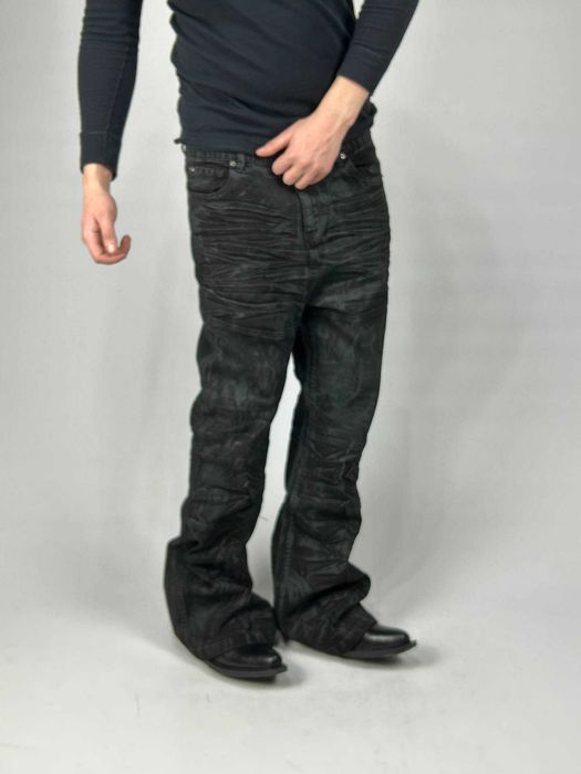 Джинси чорні штани штаны черные flared клеш джинсы кльош jeans draping