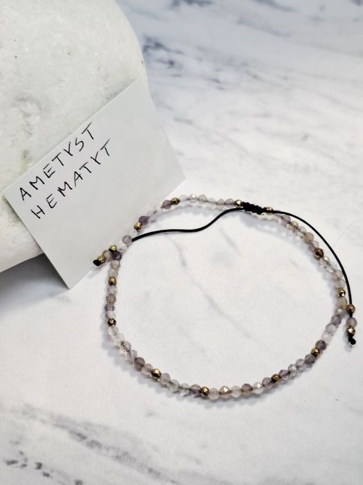 Bransoletka ametyst