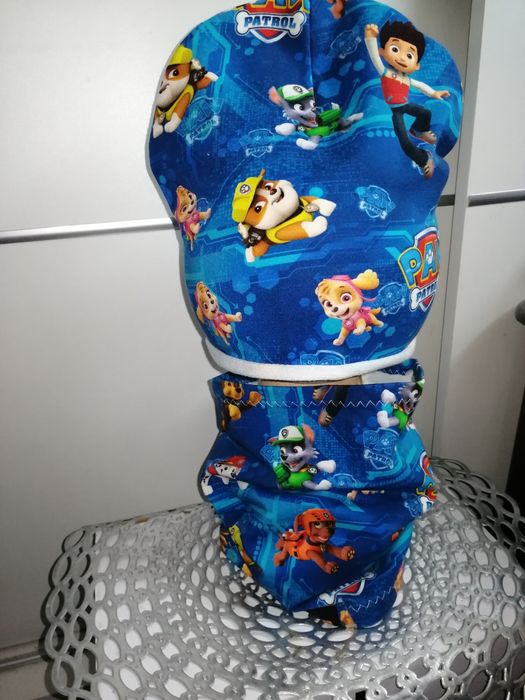 Promocja! Komplet wiosenny czapka i komin paw patrol