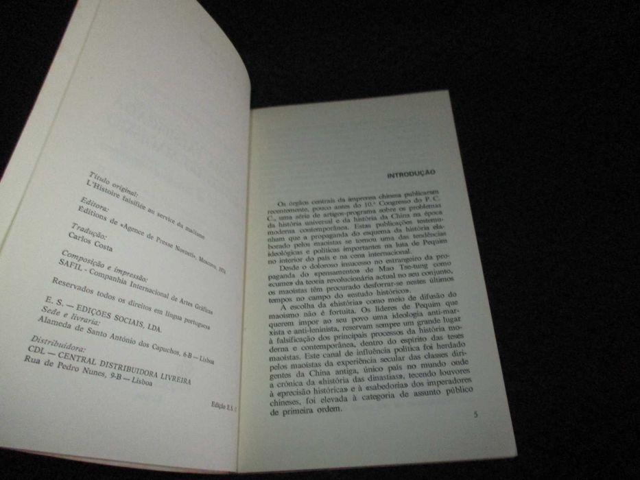 Livro A História Falsificada ao Serviço do Maoísmo F. Burlatski