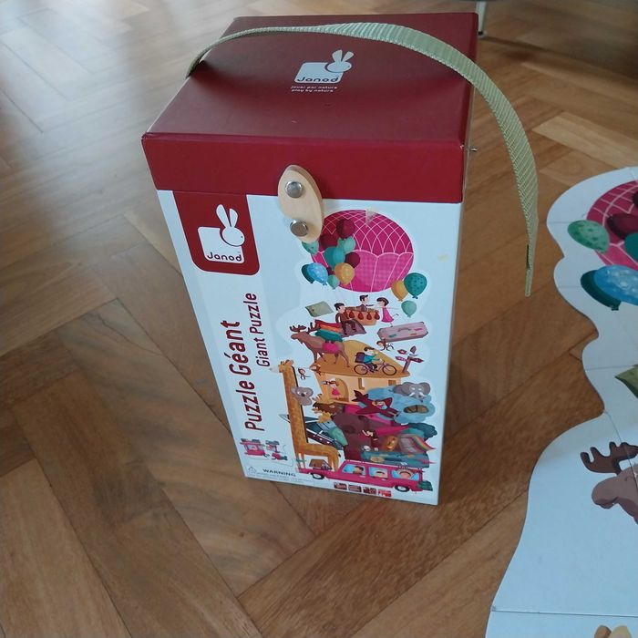 Janod Puzzle "Toutotour" gigante / Mega 39 peças 4-7 anos