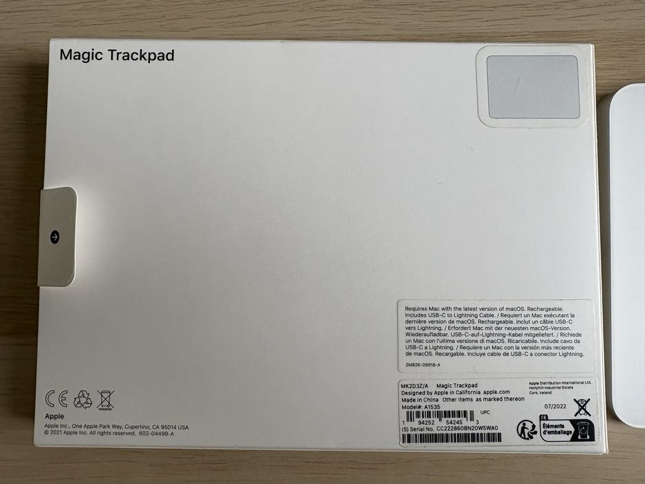 Apple Magic trackpad