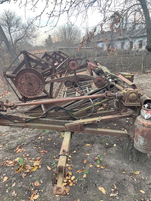Жатка прицепная на свал ссср