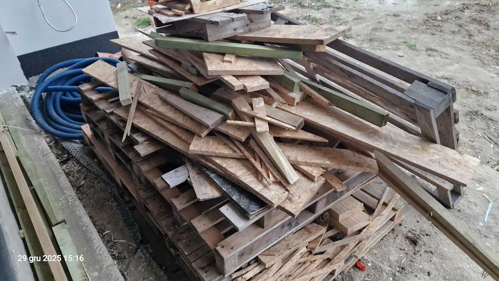DREWNO, łaty, palety, płyty OSB, Styropian - ZA DARMO !!!