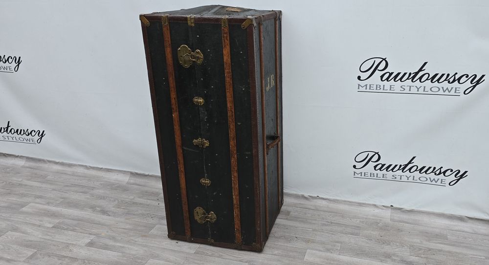 Kufer podróżny Skrzynia początek XX w. Unikat
