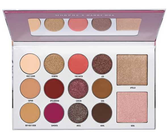 Morphe X Manny Mua Glam Palette Paletka