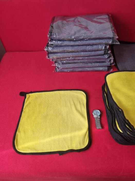 Zestaw do auta ściereczki microfibra 10szt   Duże+Małe  60cm i 30cm