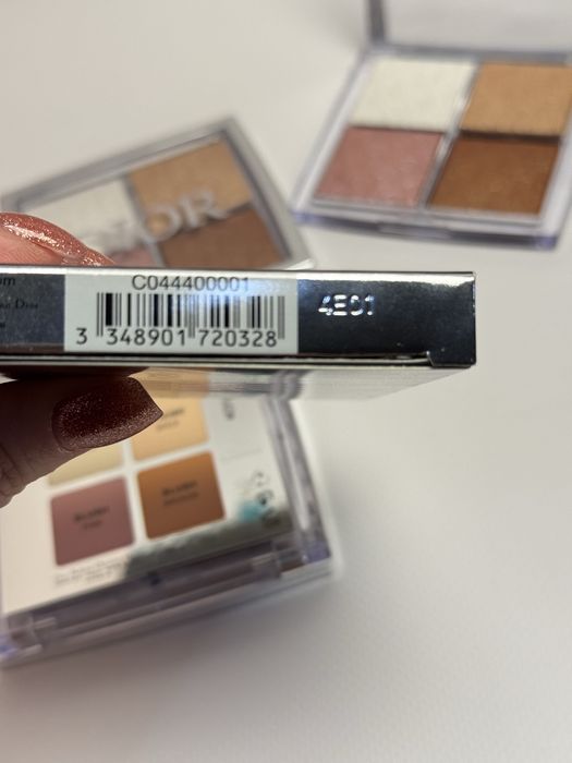 Палєтка хайлайтерів для обличчя Dior 001 Діор хайлайтер