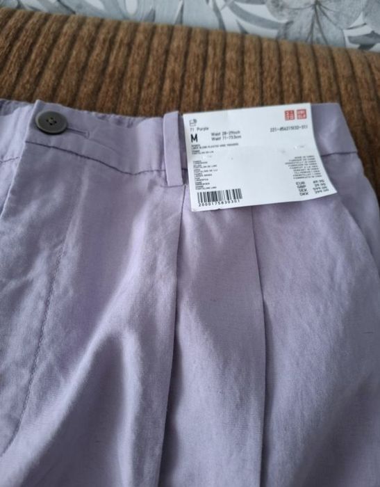 Льняные брюки Uniqlo