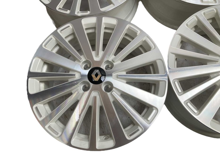 Felgi ALUMINIOWE 16 Renault Twingo Clio ZOE Białe z POLEREM