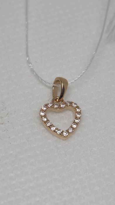 Підвіска "Серце" з червоного золота. Sovissimo.