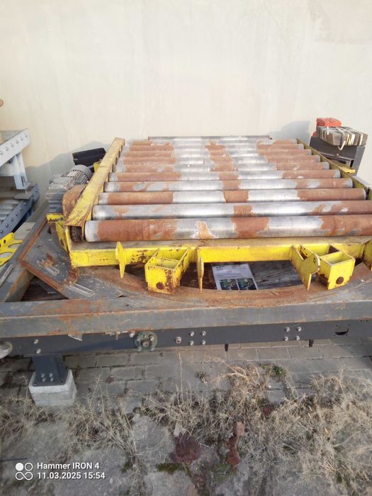 Konstrukcja Stół obrotowy do transportu palet